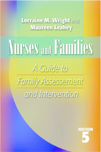 Nurses and families A Guide to Family assessement and Intervention