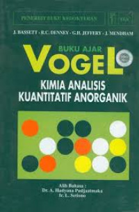 Buku Ajar VOGEL Kimia Analisis Kuantitatif Anorganik